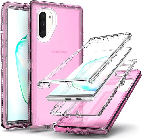 Vista 8 de YmhxcY Funda para Note 10 con película de TPU flexible autorreparable (paquete de 2) y película protectora de pantalla para lente de cámara