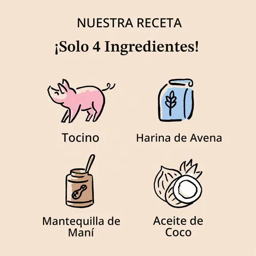 Vista 2 de Bocce's Bakery Bac'n Nutty Flavor Crunchy Biscuits - Golosinas para perros