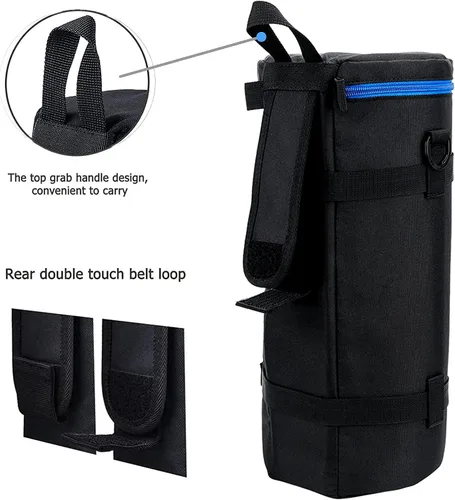Vista 8 de Funda gruesa extra grande para lente de cámara Canon RF 7.874-31.496 in F6.3-9 IS para Nikon 7.087-23.622 in/23.622 in F6.3 para Sony 7.874-23.622