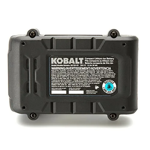 Vista 5 de Kobalt Batería de iones de litio KB124-03 24V MAX 1.5 Ah
