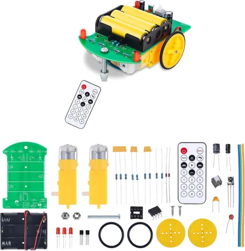 Vista 10 de WHDTS kit de manualidades para construir auto de monitoreo inteligente D2-5, para competencias escolares.