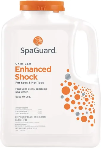 Vista 7 de SpaGuard Amortiguador mejorado (2 lb) Multipurpose Shock for Spas & Hot Tubs, Produces Clear & Sparkling Spa Water, Easy to Use, Removes