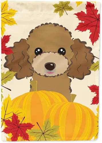Vista 44 de Caroline's Treasures BB2050GF - Bandera decorativa para jardín de Acción de Gracias con sabueso afgano para patio exterior, jardín, jardín