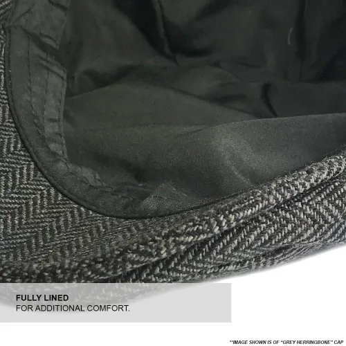 Vista 4 de Gorra plana clásica de Tweed inglesa para hombre