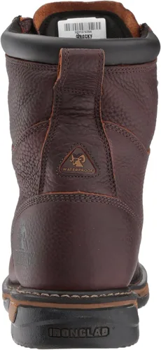 Vista 3 de Rocky Iron Clad - Botas de trabajo para hombre de 8 pulgadas