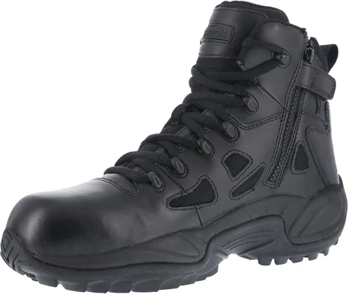Vista 7 de Reebok Botas tácticas para hombre RB8694 Rapid Response RB con punta de composite de 6 pulgadas, con cierre lateral, color desierto, para uso
