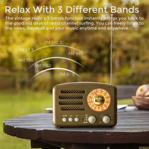 Vista 3 de Radio portátil vintage 110 + radio transistor retro 160
