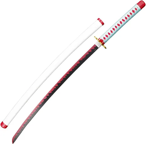 Vista 14 de Munetoshi 40.5 Steel Zenitsu Agastuma Nichirin Katana Demon Killer Samurai Sword Scabbard Cosplay Costumes