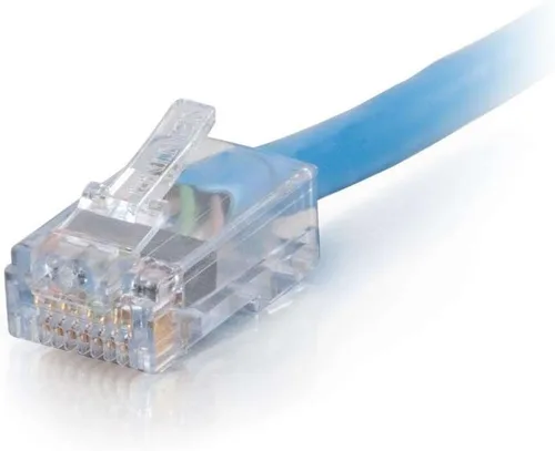 Vista 90 de C2G, cables Cat 6, parche de cables sin arranque, Negro