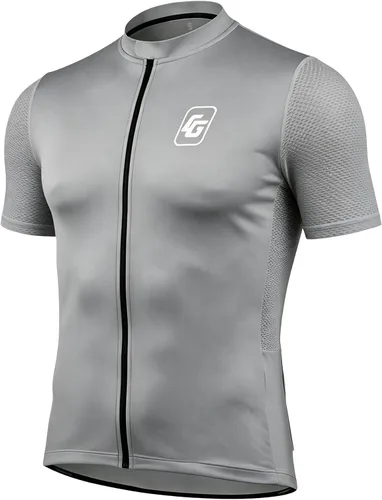 Vista 12 de CGLRbyO - Maillot de ciclismo de manga corta para hombre con bolsillos Negro03