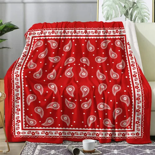 Vista 17 de Manta tipo bandana negra, manta de forro polar para sofá cama, mantas y mantas de cachemira, manta de franela de felpa súper suave y acogedora, 30 x