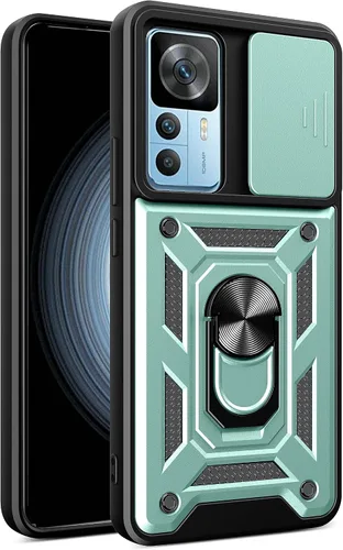 Vista 176 de Compatible con Tecno Pova Neo 2 Bracket Shell, con cubierta deslizante para lente de cámara compatible con Tecno Pova Neo 2 LG6n Case Negro