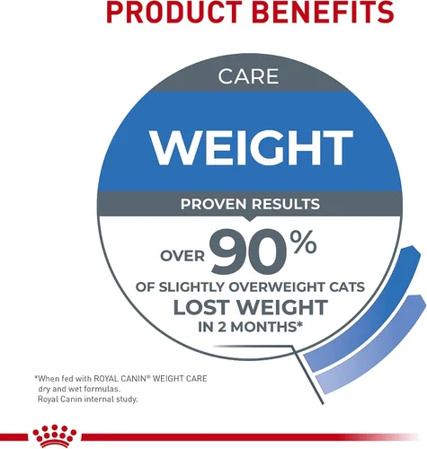Vista 4 de Royal Canin Feline Care Nutrition Weight Care - Pan en salsa para gatos adultos, 5.1 onzas (paquete de 24)