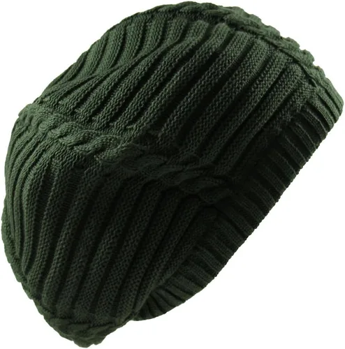 Vista 7 de RW Gorro de punto acanalado clásico Rasta 100% algodón