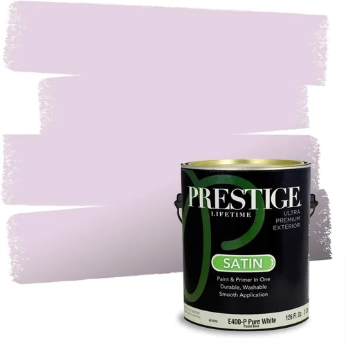 Vista 105 de PRESTIGE Pinturas de pintura interior e imprimación en uno, 1 galón, plano, combinación comparable de Sherwin Williams* Kimono Violet*