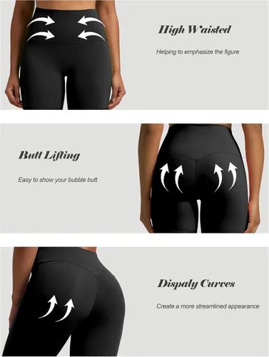Vista 3 de 6 Pack 4+6+8 Spandex Biker Shorts for Women, Compression Volleyball Shorts for Workout High Waisted