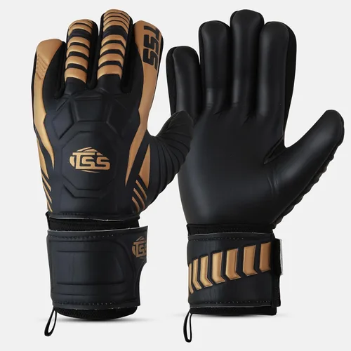Vista 2 de Guantes de portero de fútbol para adultos y jóvenes, guantes de fútbol de alto rendimiento con protección Pro-Teck para la columna vertebral