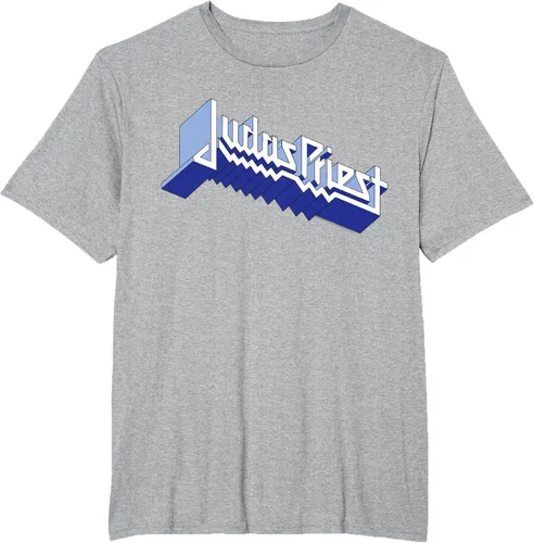 Vista 36 de Judas Priest - Camiseta con logotipo de Defender, Negro