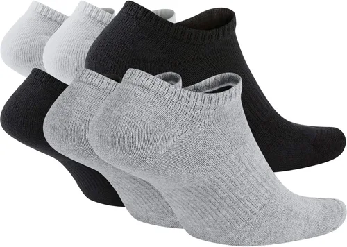 Vista 2 de Nike Calcetines invisibles para hombre Everyday Plus Cushion (6 pares), multicolor (923), talla L (8-12)