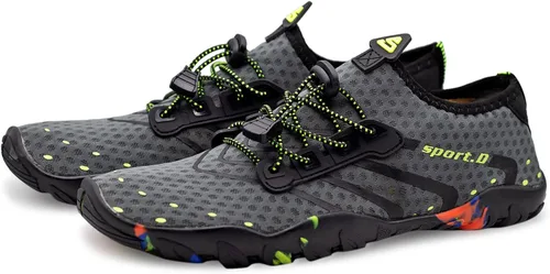 Vista 2 de Teemie Zapatos de agua para hombres y mujeres secado rápido calcetines acuáticos para exteriores zapatos deportivos