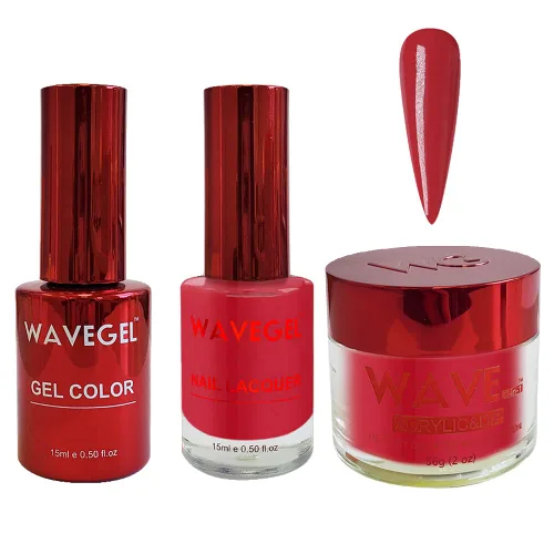Vista 23 de WAVEGEL - Juego de gel de remojo, laca de uñas y polvo acrílico y polvo de inmersión a juego - Colección Queen - #001 Negro sedoso