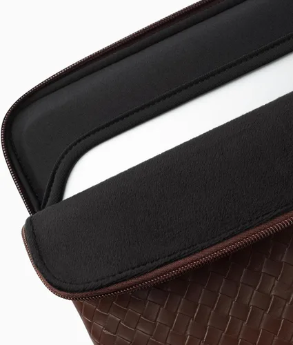 Vista 5 de Comfyable Woven-Look - Funda para laptop de 13 pulgadas y 14 pulgadas, compatible con MacBook Air M5 y MacBook Pro M5 Pro/Max 2026, funda de viaje