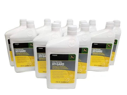 Vista 8 de John Deere Aceite para equipo original, Hy-Gard 32 oz. Aceite de transmisión e hidráulico n.° TY22035