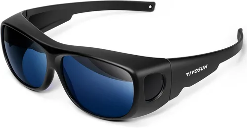 Vista 12 de VIVOSUN Gafas Protectoras de Hidropónicos Interior Anti UVA y UVB para Sala de Cultivo con Estuche para Gafas, Azul