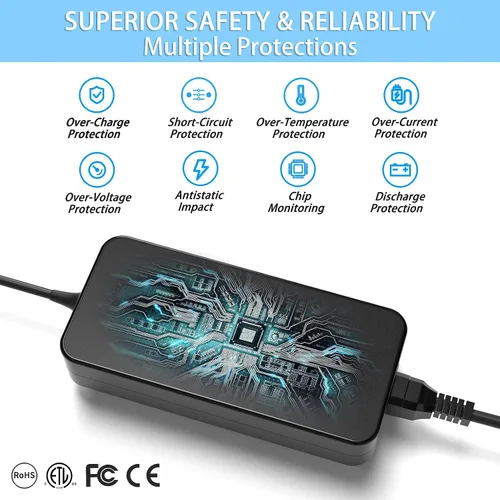 Vista 5 de VHBW 230W Laptop Charger for Asus TUF Rog Compatible with Zephyrus GX701GX GX701GW GX501V GL504G GU501G GU501GM GU502GU GU502LW GU502LWS GU502LU