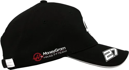 Vista 3 de CMC Motorsports Haas Racing F1 2023 Nico Hulkenberg Team - Gorra de béisbol, color negro