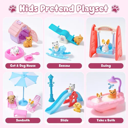 Vista 5 de Toylink Bombas de baño para niños con sorpresa en el interior para niñas y niños, paquete de 12 bombas de baño para niños con juguetes para perros
