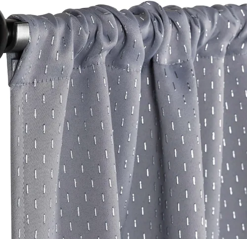 Vista 12 de BNM - Paneles de cortinas opacas para oscurecer la habitación con 6 ojales, cortinas perfectas para ventanas de cocina, dormitorio o sala de estar