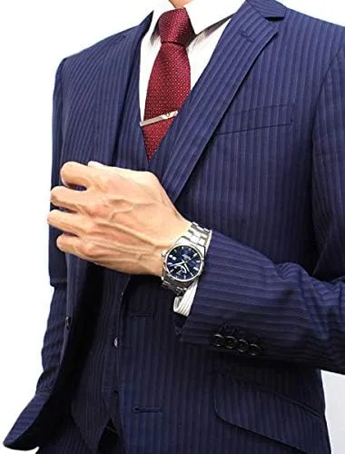 Vista 5 de Orient Reloj de hombre con esfera azul automático estrella RE-AU0005L00B, Azul, Moderno