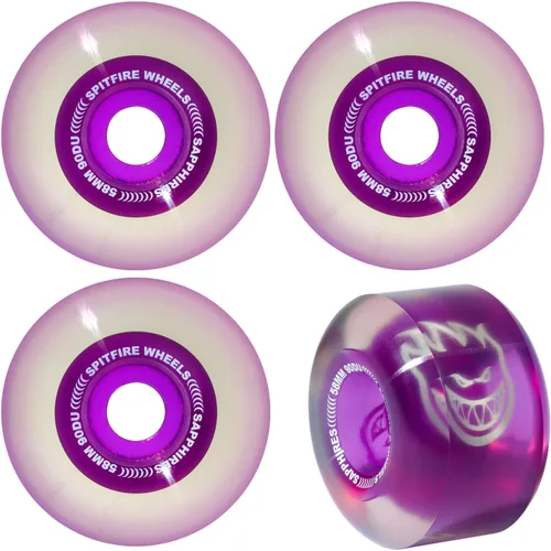 Vista 4 de Spitfire Sapphires 90DU - Juego de 4 ruedas para patineta