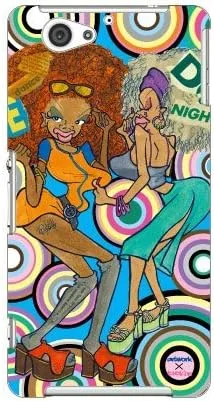 Vista 12 de MSOJ1C-ABWH-151-M827 Cute Dancers, Circle and Yellow Back Design by Artwork/for Xperia J1 Compact D5788/MVNO Smartphone (SIM Free Device)