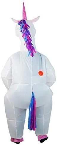 Vista 2 de Bodysocks Disfraz de unicornio inflable para adulto
