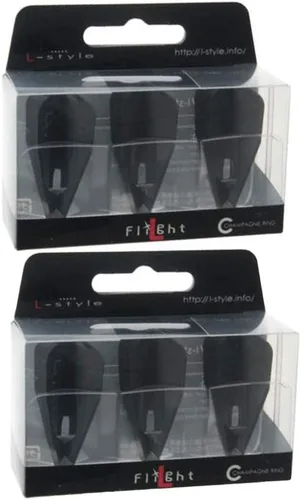 Vista 2 de L-style L8 Bullet Dart Flights - PRO