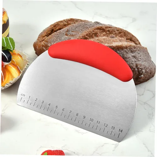 Vista 5 de Cortador de masa raspador de masa de grado alimenticio, cortador de masa con báscula de acero inoxidable
