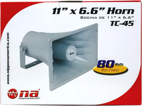 Vista 5 de Nippon America Bocina de alimentación TC-45 de 80 vatios (paquete de 2)..