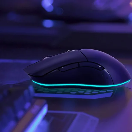 Vista 3 de KLIM Blaze - Mouse inalámbrico recargable para juegos RGB nuevo 2022 sensor de alta precisión y batería de larga duración 7 botones