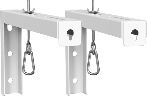 Vista 12 de WALI Soporte Universal para Pantalla de Proyector de Techo, Soporte de Montaje en Pared con Soportes en L, Extensión Ajustable de 6 Pulgadas con Kit