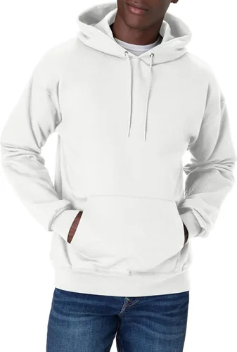 Vista 18 de Hanes Sudadera con capucha de forro polar pesado para hombre, sudadera de algodón para hombre Negro