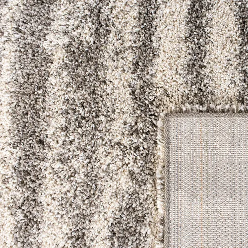 Vista 6 de SAFAVIEH Hudson Shag Collection - Alfombra para pasillo, 2 pies 3 pulgadas x 8 pies, color gris y marfil, diseño abstracto moderno, no desprende