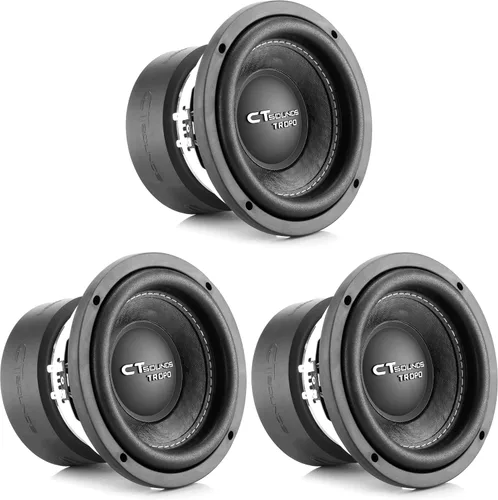 Vista 9 de CT Sounds TROPO-6.5-D2 400 Watts Max 6.5 pulgadas Subwoofer para coche Dual 2 Ohm