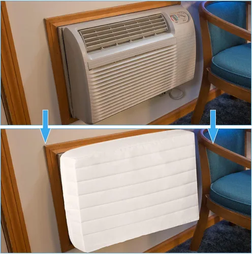 Vista 5 de Tatuo 2 cubiertas impermeables para ventanas aisladas para interiores, 21 x