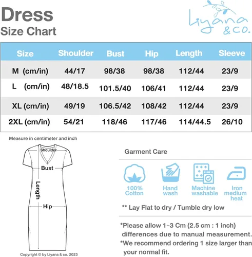 Vista 6 de Liyana & CO. Vestido de teñido anudado para mujer, vestido de manga corta, vestido de verano casual, holgado, maxi vestido con bolsillos
