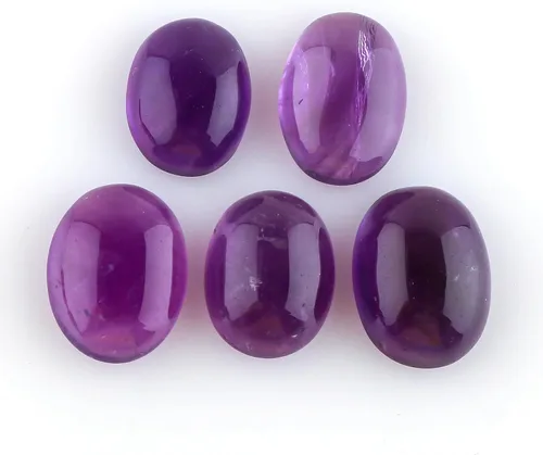 Vista 2 de 5pcs, Bulk Natural Gemstone Cabochon, Polished Flatback Stone, Wholesale Loose Cabs Supply, DIY Jewelry Making, Chakra Healing Crystal, Birthstone