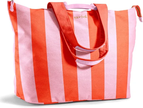 Vista 9 de Bolso de playa grande Fit & Fresh para mujeres - Bolso de viaje extragrande con bolsillos Negro