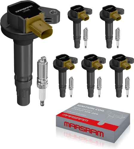 Vista 10 de Marsram Paquete de bobinas de encendido UF549 para 2007 2008 2009 2010 2011 2012 Nissan Altima Versa Sentra Cube NV200 Rogue 2013 2014 2015 Infiniti