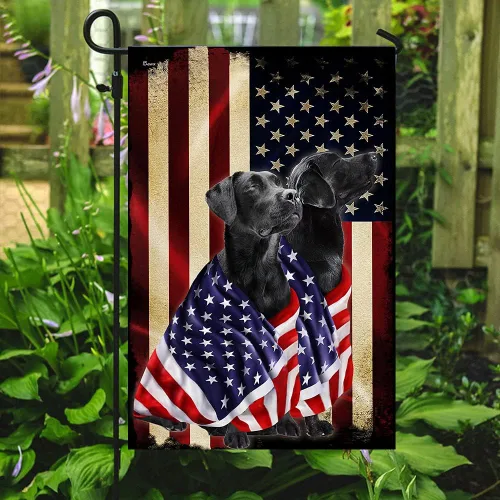 Vista 15 de Bandera Americana - Divertido Perro Pastor Alemán Bandera Americana TQN2748F, 3x5 pies. Bandera - Banderas de EE. UU. Poliéster Premium - Bandera